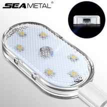 SEAMETAL 5V Illuminazione a LED per auto Sensore tattile per dita Lampada da lettura Luci di