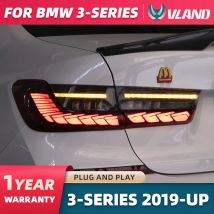 18-24 Per BMW Serie 3 G20/G80 M3 Vland OLED Luci posteriori Indicatori di direzione sequenziali con illuminazione di benvenuto dinamica