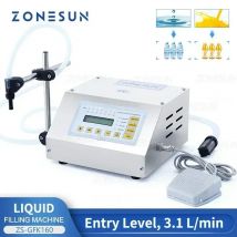 ZONESUN Flüssigkeitsfüllmaschine, digitale Steuerung, Wasser, Getränk, Parfüm, Saft, Milch, kleine