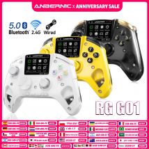 Anbernic RG G01 Gamepad Handle Wireless Game Controller With 2.5D IPS Hall Rocker For PC/Steam/Linux/Switch/Switch2/Android/IOS