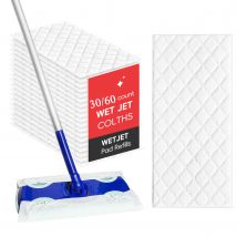30/60 Stück Einweg-Ersatzpad, super saugfähig, mehrschichtig, für Swiffer WetJet Moppkopf, Mehrzweck-Reinigungszubehör