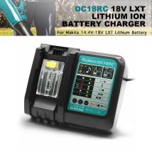 DC18RC Li-Ionen-Akku 3A Ladegerät für Makita 18V 14,4V BL1860B, BL1850B, BL1840, BL1830, BL1820, BL1415, BL1440 Elektrowerkzeug-Ladegerät