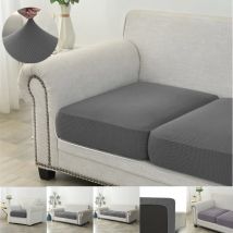 1 2 3 4-Sitzer Polar Fleece Sofa Sitzkissenbezug Elastische Sessel Sitze Abdeckung Anti-Schmutz Kissen Schutz Sitz Schonbezüge