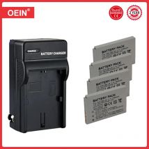 4 Stücke 1400 mAh DB-L40 DBL40 DB-L40A DBL40A Kamera Akku für Sanyo VPC-HD700 VPC-HD800 HD1 HD2 DMX-HD700 HD1A DMX-HD1, DMXHD1