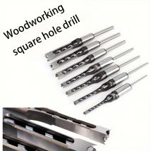 1 Stück 6,4-16mm hss Vierkant loch Holz bearbeitung Einst eck bohrers atz Meißel bohrer Vierkant schnecke Einst eck meißel bohrers atz
