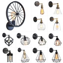 Vintage industrielle Wand leuchte Lichter Wand lampe Retro Wand Lampen schirm E27 Innen Schlafzimmer Bad Balkon Bar Gang Beleuchtung Lampe