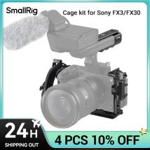 SmallRig Full Camera Cage Rig kit for Sony FX3/FX30 With Cable Clamp Cold Shoe NATO Rail For Sony FX3 Cinema Camera DIY Kit