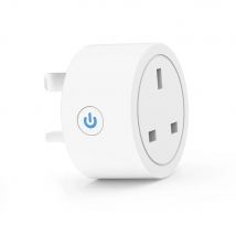 Home Assistant ZigBee Smart Plug 16A Smart Home Outlet UK Socket with Power Monitor Function APP Control Supports Alexa Z2M ZHA
