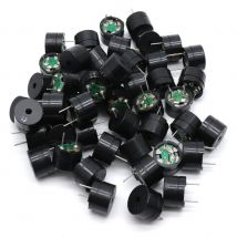 10 Stück 12085 Passiver Summer 12 mm x 8,5 mm 42R Widerstand 3 V 5 V 9 V 12 V in allgemeiner Verwendung Mini-Piezo-Summer-Kit, für Arduino
