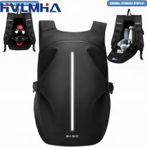 Nuova borsa per casco da moto multifunzionale classica di grande capacità Zaino da moto impermeabile Borsa da viaggio per bicicletta riflettente
