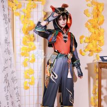 Kostium do gier Genshin Impact jednolita peruka Anime w stylu chińskim kostiumy na Halloween gra