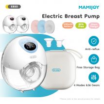 MAMIJOY EB50 Tiralatte elettrico indossabile 4 modalità 36 livelli di aspirazione Regalo silenzioso a mani libere Borsa da viaggio antipolvere e flangia da 19/24 mm