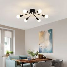 Modern Led Spider Ceiling Lighting Industrial Iron Black/Golden Nordic Minimalist Home Decoration Living Room Dining Room Ceilin