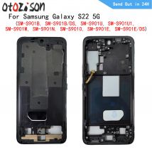 Gehäuse Mittlerer Rahmen LCD Lünette Platte Panel Chassis Für Samsung Galaxy S22 5G SM-S901B S901U S901W S901N S9010 S901E Mittleren Rahmen