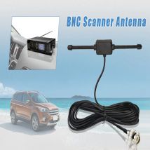 Superbat VHF UHF Car Truck Scanner Adhesive Mount Ham Amateur Radio BNC Male Dipole Antenna for Uniden Bearcat Whistler Radio