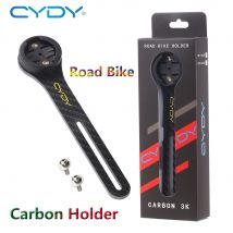 CYDY Carbonio 3K Garmin Mount Edge 130 200 Supporto per computer da bicicletta da strada Wahoo Bryton Rider 420 Lampada da ciclismo per bici con clip per fotocamera