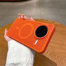 Magnetic Case for Xiaomi POCO F7 Ultra F7 Pro Cover Mesh Heat Dissipation Shell Mag-safe Charge Matte Shcockproof Soft Bumper