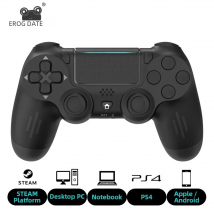 Data Frog Wireless Controller, Bluetooth-kompatibel für ps4 Slim/Pro Gamepad, Vibrations lautsprecher, Stereo-Headset, Jack Joysticks