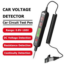 HT86A DC Spannung Detektor Auto Automobil Fehler Wartung Schaltung Test Stift Digitale Hintergrundbeleuchtung Auto Sicherung Diagnose Sonde Test Stift