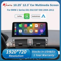 Pantalla Multimedia inalámbrica para coche, CarPlay, Android, Auto, para BMW serie 1, E81, E82, E87, E88, sistema CCC CIC, pantalla táctil Linux