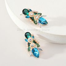 Funkelnde, bezaubernde, farbige Acrylohrringe für Damen, sexy, eleganter, hochwertiger, modischer Schmuck mit bezauberndem Charme