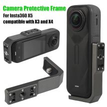 Per Insta360 X5 Staffa magnetica per fotocamera Adattatore magnetico anticaduta a forma di L Supporto in lega di alluminio Accessori verticali orizzontali