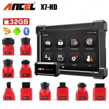 ANCEL X7 HD Heavy Duty Truck Diagnostic Tool Professional Full System 12V 24V Oil DPF Regen ECU Reset OBD2 Truck Scanner