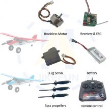 Qidi560 RC Plane Parts Change Accessories Brushless Motor /Receiver ESC /3.7g Servo /Remote Controller QIDI560 Battery etc.