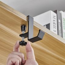 Stanzfreier Hängetaschenhaken für Studenten, Schreibtisch, seitliche Hängetasche, Artefakt, abnehmbare mobile Handtaschenhalter, multifunktionaler Tischhaken