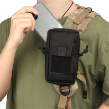 Reiserucksack Schultergurt Kleinigkeiten Taschen Pack Schlüssel Taschenlampe Handytasche Molle Outdoor Camping EDC Werkzeuge Tasche Zubehör