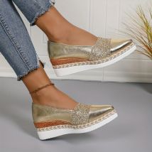 2025 neue Frauen Turnschuhe High Heels Schuhe Spitz Bequeme Schuhe Damen Flacher Mund Clogs Keil Plattform Frauen Turnschuhe