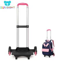 SUN EIGHT Kid Trolley zaino borsa con ruote borsa da scuola per bambini ruote asta espandibile carrello ad alta funzione