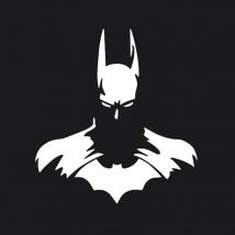 Cool Man Car Stickers Dark Knight Car Window Vinyl Decal Sticker Car Styling Car Sticker 5" x 4.5"