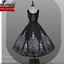 Gothic Lolita Kleid langes Party kleid von Alice Girl ~ Cross & Church