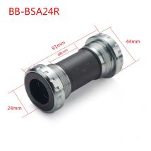 SENICX BSA Tretlager Schraubentyp 68/73 mm Fahrradachse MTB Rennrad Wasserdichter Kurbelsatz Achsteile DUB/24 mm