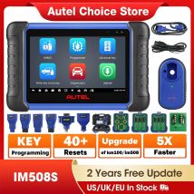 Autel MaxiIM IM508S Car Key Programming Tool OBD2 Automotive Scanner IMMO Key Programmer,Active Test,28+ Services PK KM100 IM508