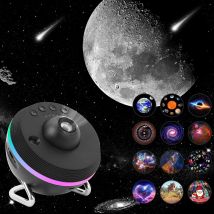 Galaxy Meteor Projektor Nachtlichtlampe 360° °   Rotierender Planetariumsprojektor 4K HD Sternprojektor für Kinder Erwachsene Raumdekoration