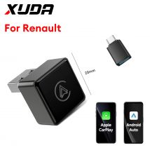 XUDA Wireless Carplay Adapter Android Auto Wireless Smart Dongle 2in1 Für Renault Arkana Captur Clio MEGANE AUSTRAL ZOE E-Tech