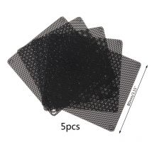 5PCS 80MM PVC Lüfter Staub Filter PC Staubdicht für Fall Cuttable Computer Mesh Abdeckung P9JB