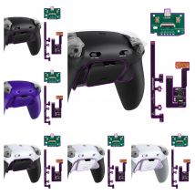 eXtremeRate RISE Plus MAX Remappable Back Buttons Kit w/Clicky Trigger Stop & Rubberized Grip for ps5 Controller BDM-030 040 050
