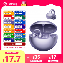 Sanag S6S Free Open Ear Clip on Earphones 3D Sound Bluetooth Headphones OWS Sport Wireless Headset Touch Control APP EQ Setting