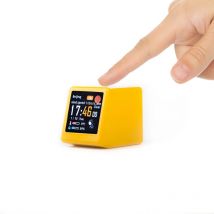 Smart Touch Wetterstation WiFi Schreibtisch Digital Analog Wecker Kleines Album Fotorahmen Multifunktions Cooles Gadget Geschenk