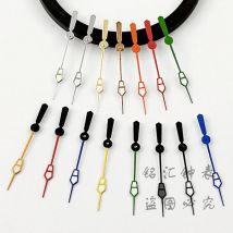 NH35 12,5 MM Silber Gold Schwarz Rot Orange Grün Blau Hände Leuchtende Uhren Nadeln Fit NH35A 4R35 Bewegung Ersatzteile