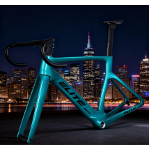 15-Style Selection Carbon Road Frameset All Interne Kabel Scheibenbremse Fahrradrahmen mit integriertem Lenker Carbon-Fahrradrahmen