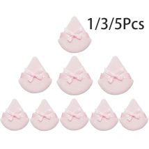 1/3/5 stücke Ultra Weichen, Flauschigen Puderquaste Waschbar Wiederverwendbare Velours Gesicht Körper Puderquaste Lose Puderquaste Make-Up-Tool Kosmetik