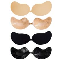 3 stücke Frauen Unsichtbare Push-Up Bh Backless Liebsten Bh Nahtlose Front Verschluss Bralette Unterwäsche Silikon Selbst-Kleber Bh pad