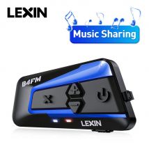 Lexin B4FM- X Bluetooth Moto interfono Casco cuffie impermeabili Intercomunicadores de Casco Moto FMRadio e batteria 850mAh