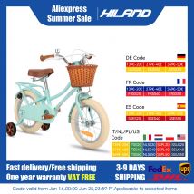 Bicicletta per bambini STITCH Manchi 12 14 16 18 pollici con cestino e ruote stabili, adatta per ragazze e ragazzi dai 2 ai 9 anni