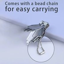 High-Quality Palm-Type Nail Clipper Stainless Steel Nail Cutter, Suitable for Toenail Trimming Shaping Polishing Toenail Clipper