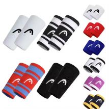 Bracciale in cotone HEAD per tennis e badminton Comodo cinturino antiscivolo per pulire il sudore Originale
